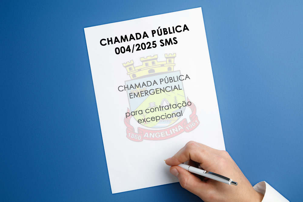 CHAMADA PÚBLICA EMERGENCIAL CHAMADA PÚBLICA EMERGENCIAL
